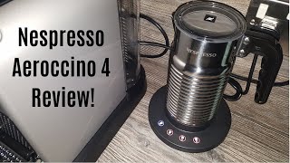 Nespresso Aeroccino 4 Milk Frother Review  Worth upgrading from the Aeroccino 3 [upl. by Cynthy374]