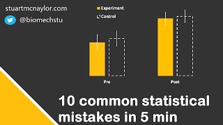 Ten Statistical Mistakes in 5 Min [upl. by Etka]