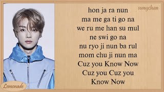 NCT U  Know Now Easy Lyrics [upl. by Ixel]