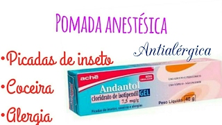 Resenha PomadaAndantol Gel [upl. by Prevot534]