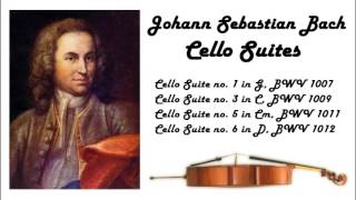 Johann Sebastian Bach  Cello suites in 432 Hz great for reading or studying [upl. by Fauman]