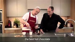 How to make a hot chocolate using an aerolatte milk frother [upl. by Irami]