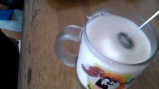 Aerolatte Review Frothing Cold Milk In Under 1 Minute [upl. by Aekerly]