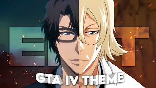 Aizen x Urahara  GTA IV Theme Edit [upl. by Hgielyk305]